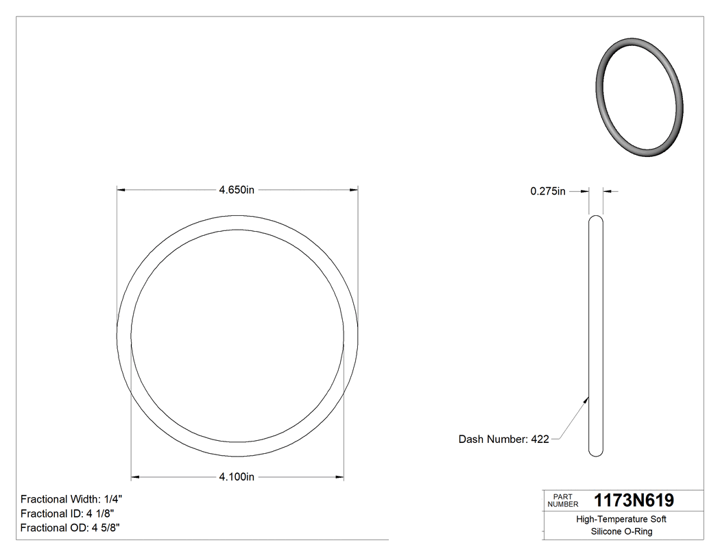 Technical drawing - 1173N619
